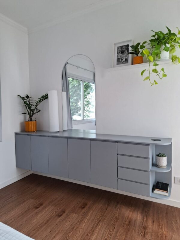 Rack Flotante Gris